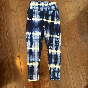 NWOT Blue Tie Dye Zyia Leggings